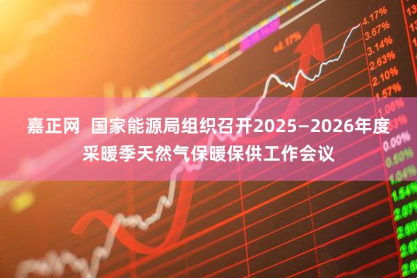 嘉正网  国家能源局组织召开2025—2026年度采暖季天然气保暖保供工作会议